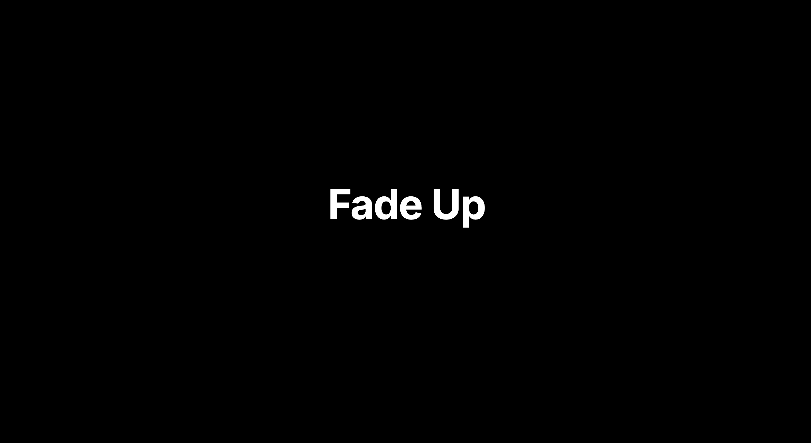 Fadeup